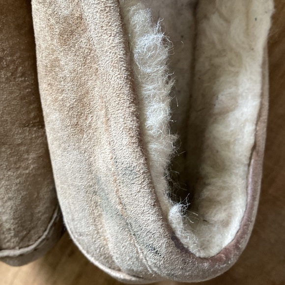 UGG moccasins. One moccasin does have a small mark on it. - Picture 4 of 5